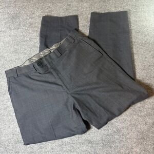 LAUREN Ralph Lauren Mens Dress Pants‎ Gray Plaid 36x32 Office Career